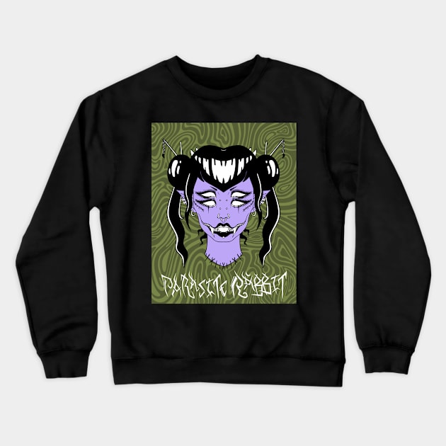 Bettie Dead Crewneck Sweatshirt by Parasite Rabbit